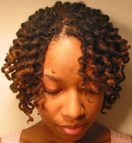 black natural hairstyles. Natural black hair curly in a