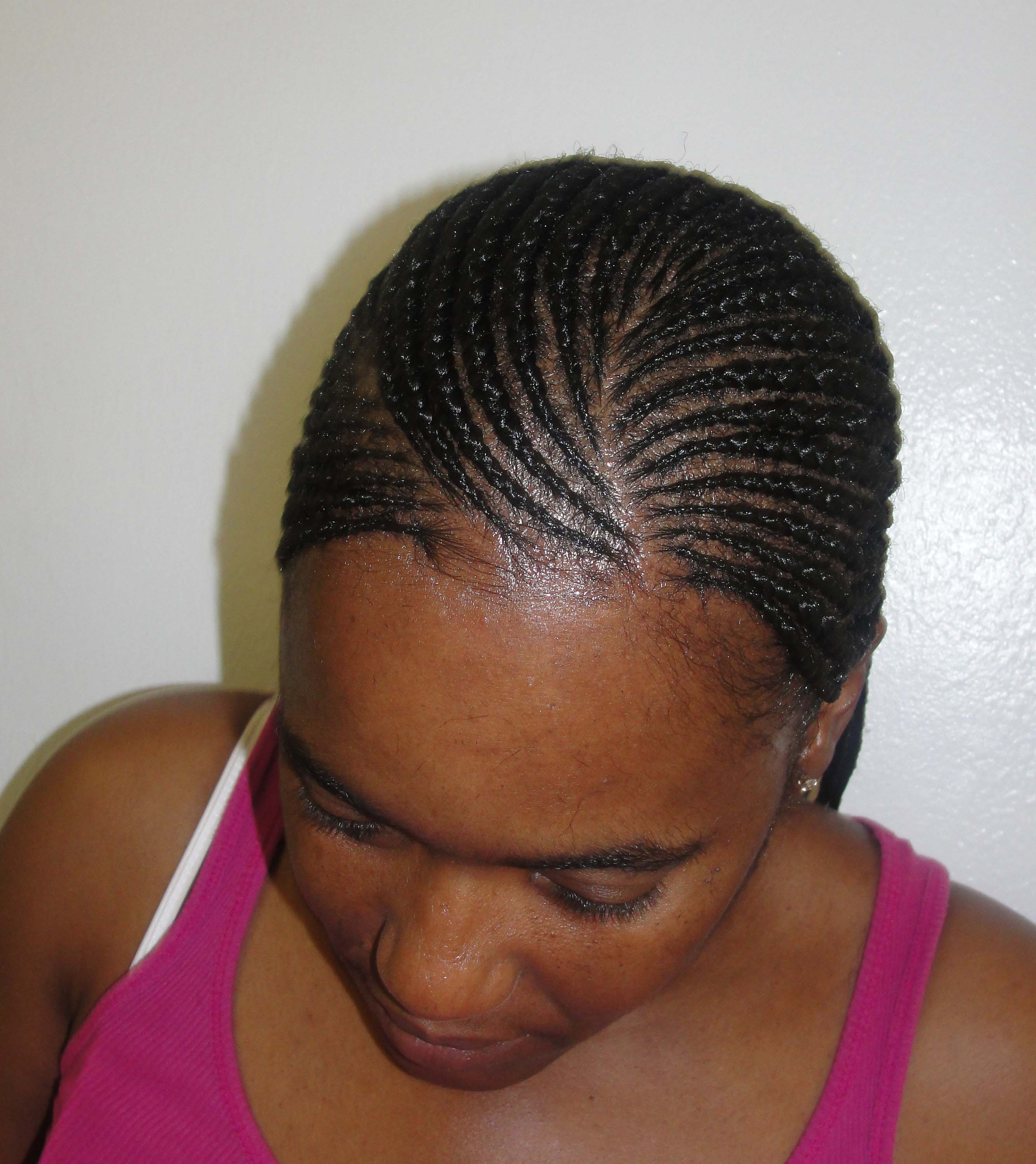 cornrows braided to the side thirstyroots Black Hairstyles