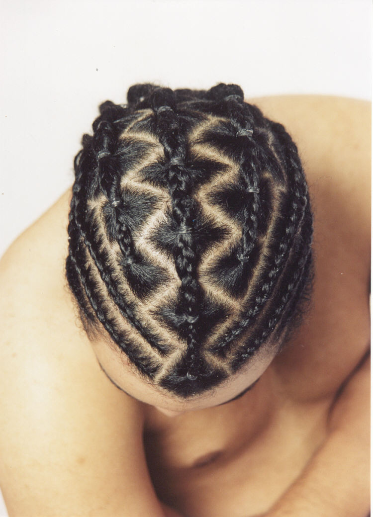 Fustianed Cornrow Hairstyles For Women