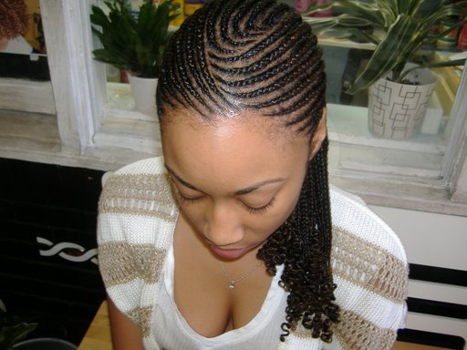 Today teenage black braided hairstyles are a popular style amount African 