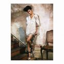 Jessi M'Bengue natural hair model short hairstyle