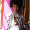 Jessi M'Bengue natural hair model cute afro