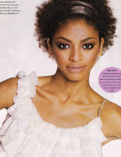 Black Hair Magazine 2010. Jessi M#39;Bengue lack natural
