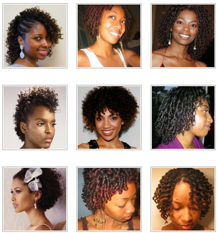 The black hairstyles straw set curls is an interesting way to dress your 