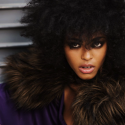 Jessi M'Bengue black natural hair model fashion pose
