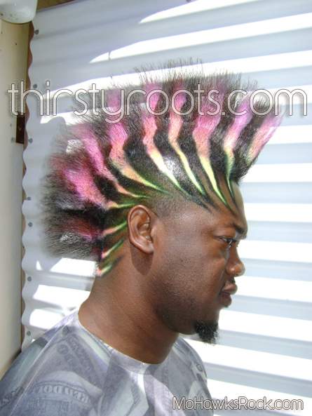 mohawk hairstyle  for black men
