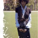 Jessi M'Bengue black natural hair model casual fashion