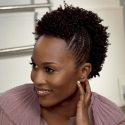 twist out and braids natural hairstyle
