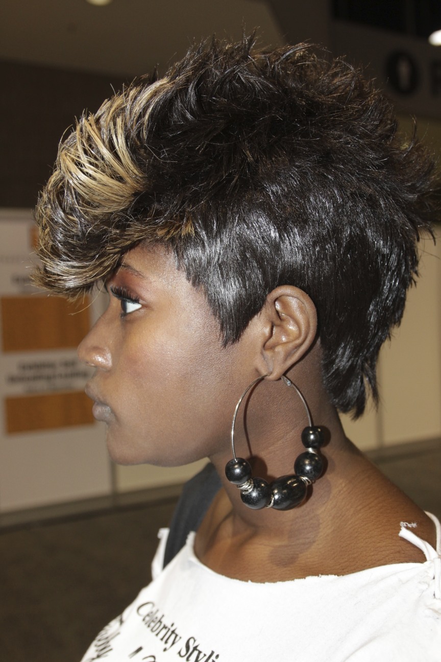 hairstyles for brief hair black lady