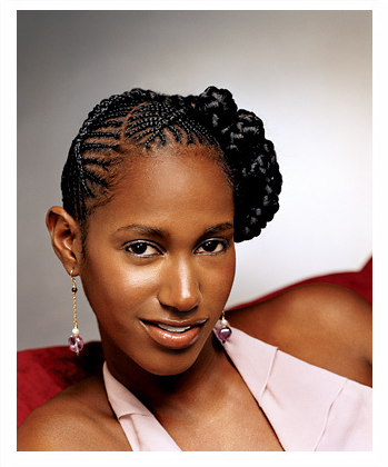 This cute cornrow style for women can be worn for any occasion.