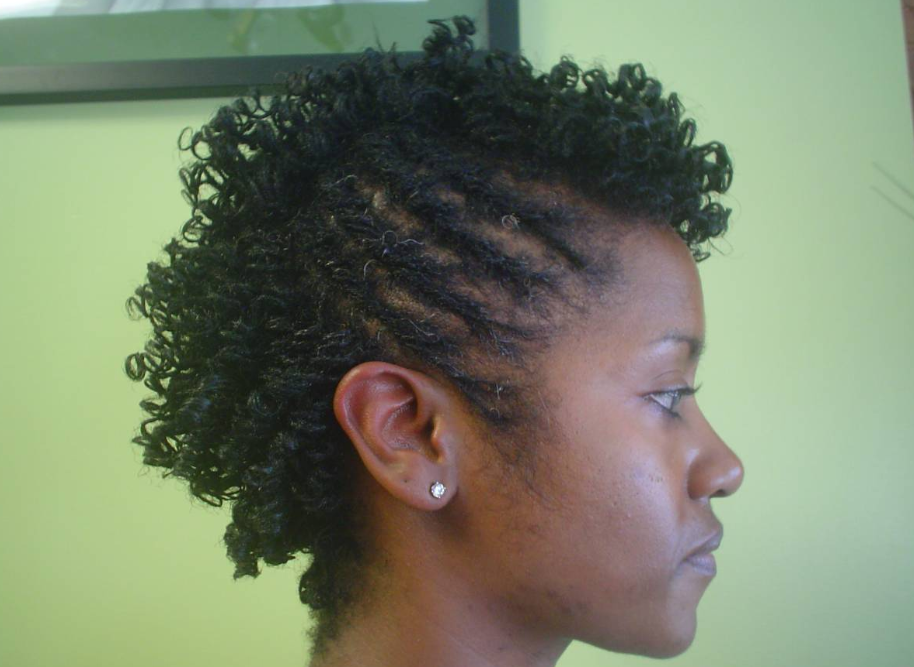 twist and curl updo natural hairstyle - thirstyroots.com: Black ...