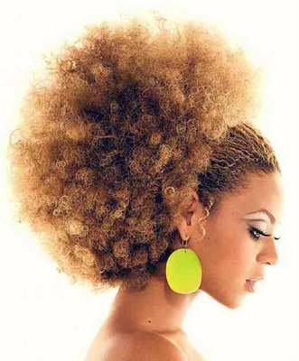 afro hairstyle gallery. beyonce afro hairstyle with