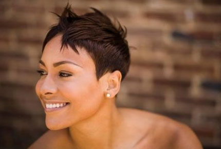 short razor haircut for black women