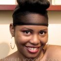 retro natural hair updo