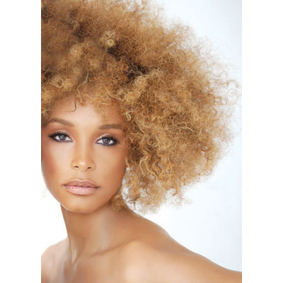 female afro hair