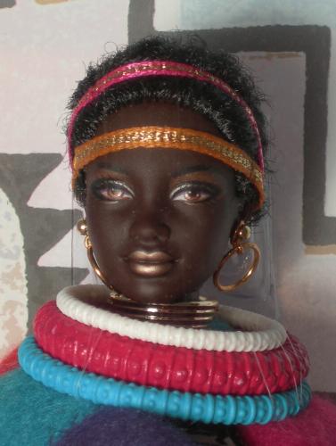 black barbie doll natural hair