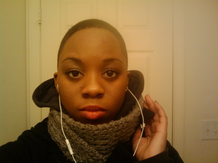 Congratulations goes out to Rudy who shares that her big chop natural hair 