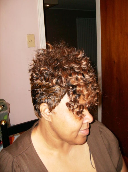 Quick mohawk weave hairstyle added by Alysia Robinson.