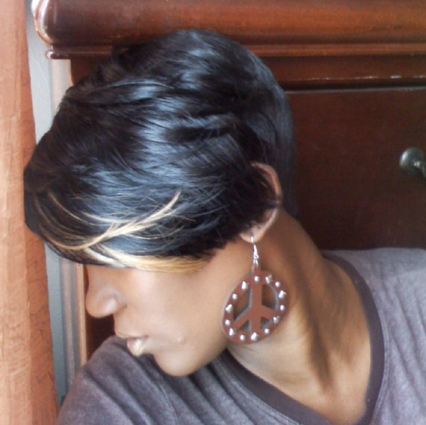 Shondra’s quick weave hairstyles layered cut