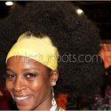 Natural Afro Yellow Scarf Natural Afro Yellow Scarf