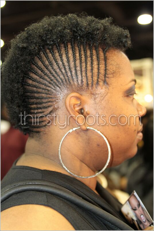 Braids natural braided mohawk Natural Hair Natural Hairstyles natural ...