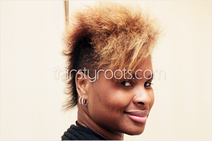 when you wear natural hair blowout styles your hair looks full and ...