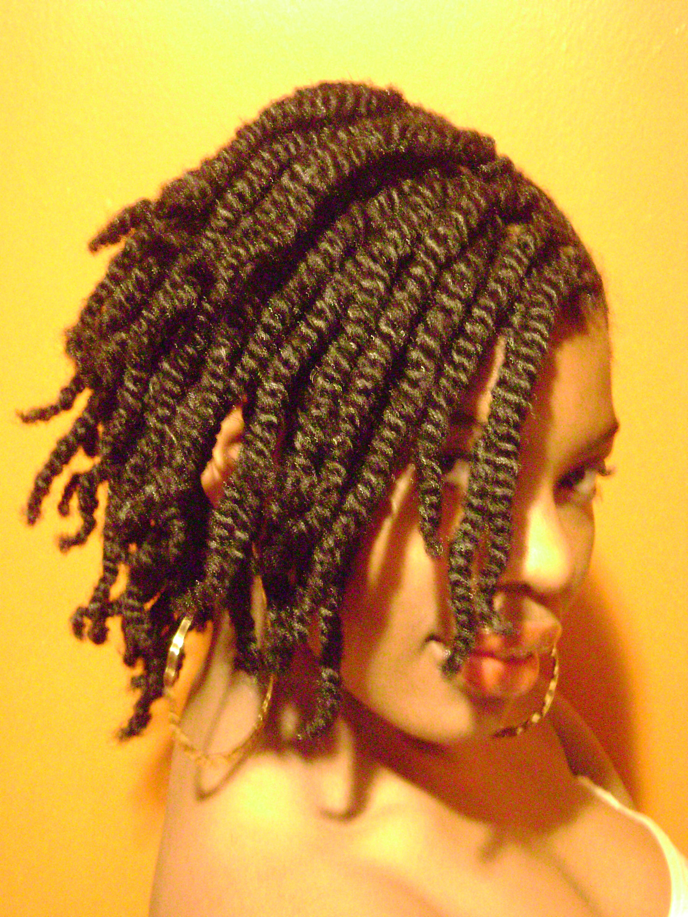 Cornrow to the side braided hairstyle - right side - thirstyroots.com ...