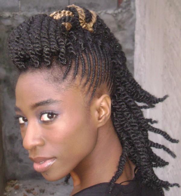 Twists braids hairstyle - side - thirstyroots.com: Black Hairstyles