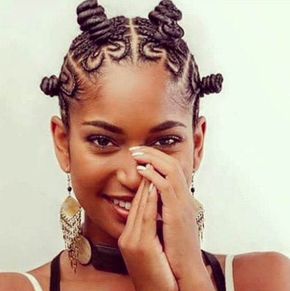 Image result for bantu knots hairstyles