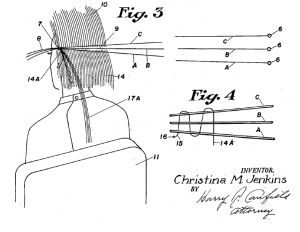 Diagram from Christina Jenkins 1951 issued patent