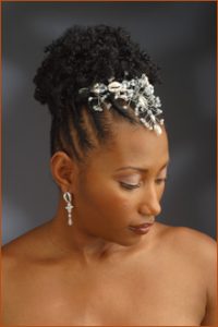 Elegant black girl prom hair updo - thirstyroots.com: Black Hairstyles