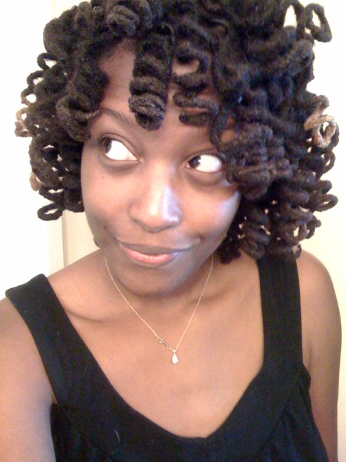 curly bob dreadlock hairstyle - thirstyroots.com: Black Hairstyles