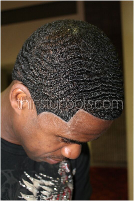 360 waves with nappy hair