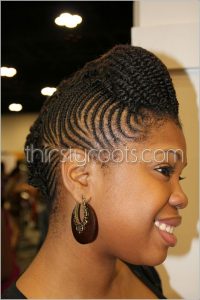 flat twists on natural hair