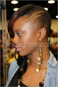 new shaved long weave styles