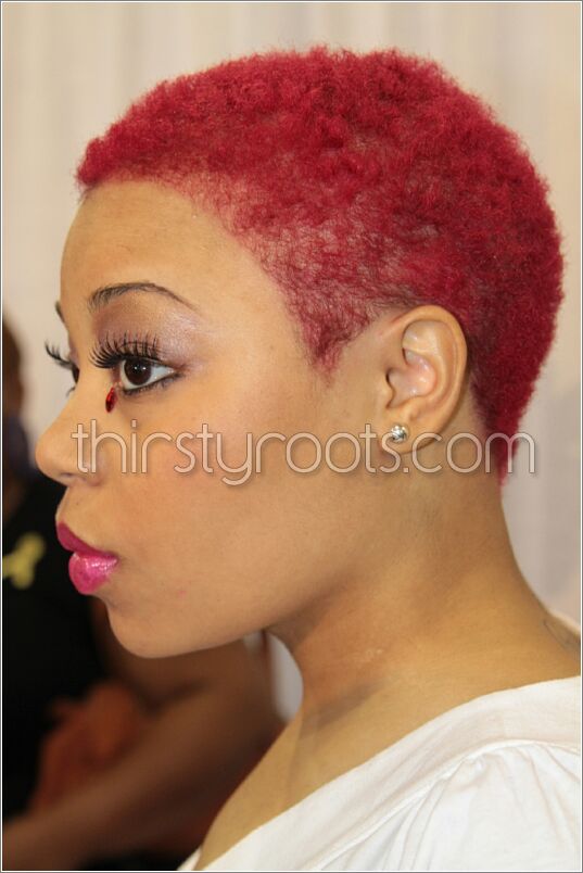 Short Red Hairstyles For Black Women