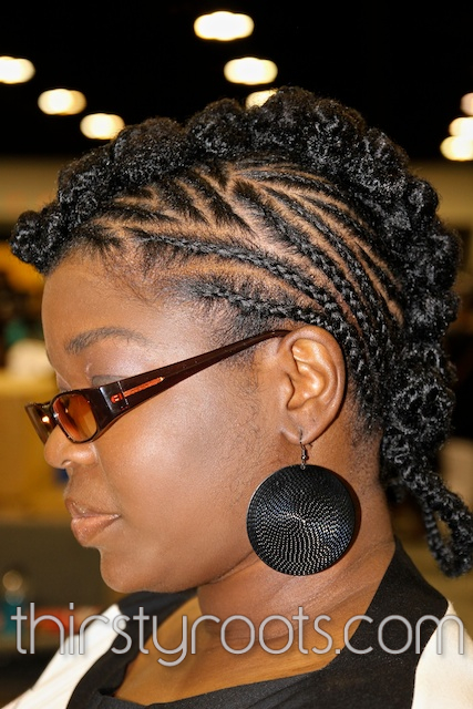 Black Briads Mohawk Hairstyle