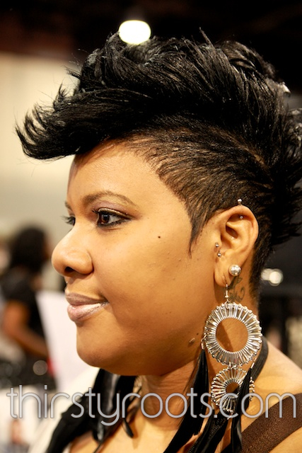 Tapered Relaxed Mohawk Hairstyle
