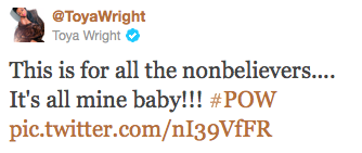 Toya Wright Real Hair