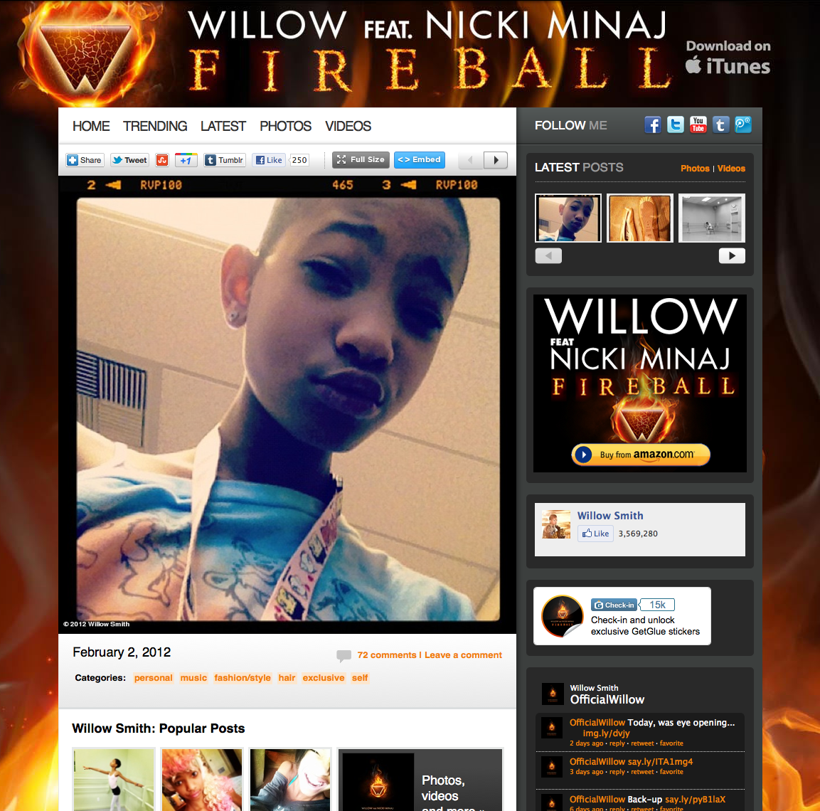 willow smith whosay