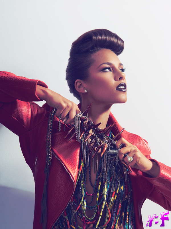 Alicia keys pompadour