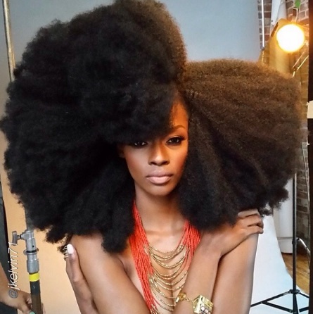 natural afro hair