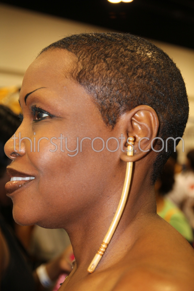 Black Woman Short Haircut