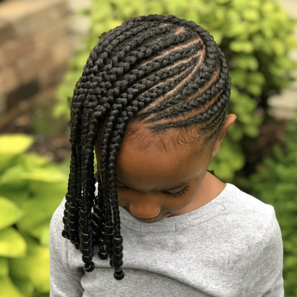 Featured image of post Braids Going To The Side For Little Girls