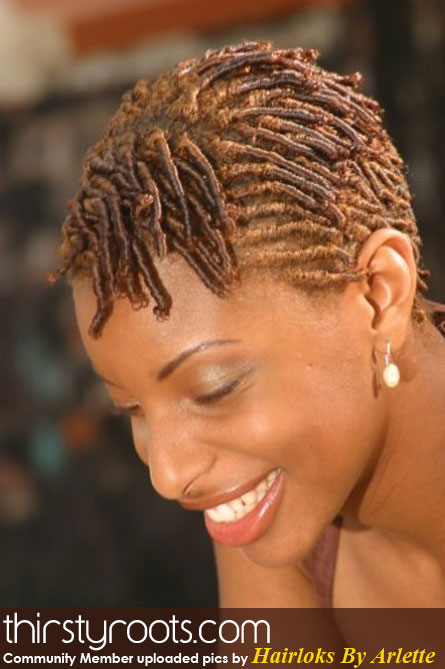 Natural hair style comb coils - thirstyroots.com: Black 
