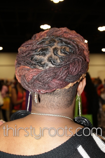 Wrapped Dreadlocks Hairstyle