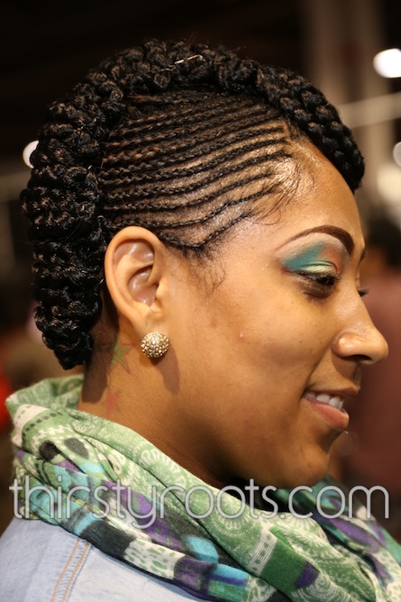 black women business hair