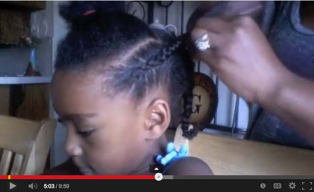 african american french braiding