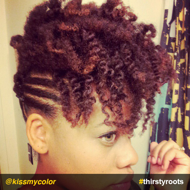 kissmycolor-twist-out-updo