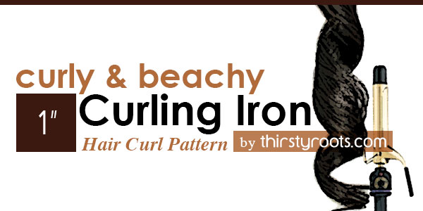 1 inch Curling Iron Curl Sizes